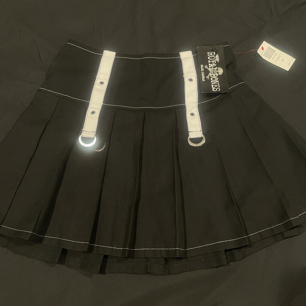 Black Pleated skirt #TRIPP #RoyalBones size Small //NWT! (New with Tags)